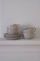 Vintage speckled tea cups