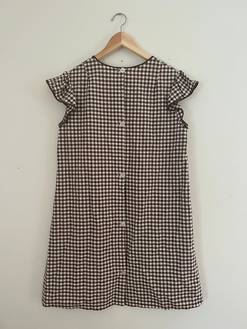 1960s handmade check dress