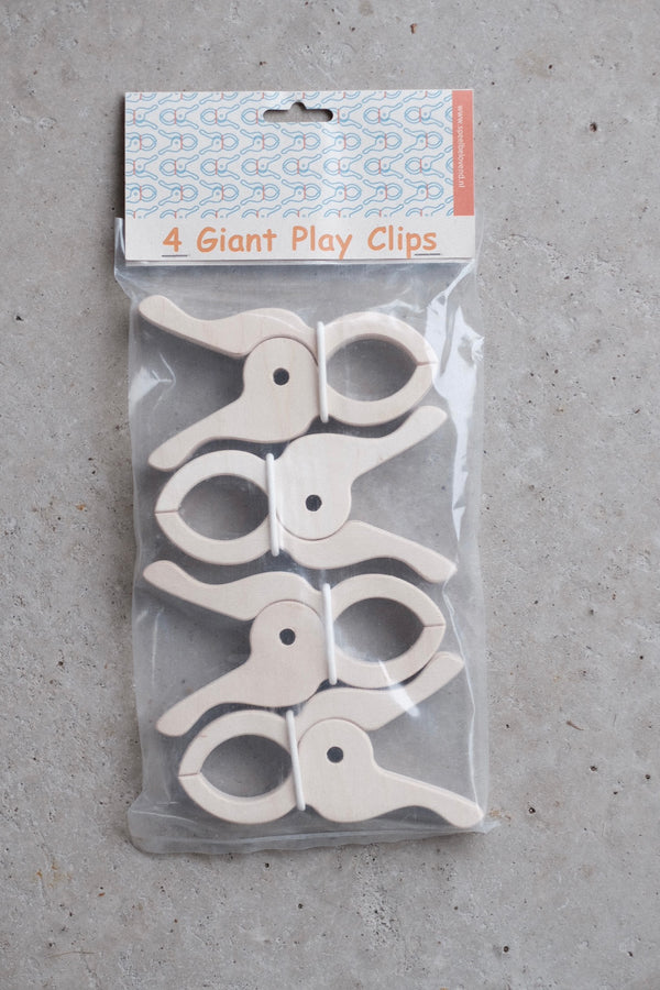 Set of 4 giant pegs for playsilks