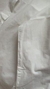 Cropped white shirt
