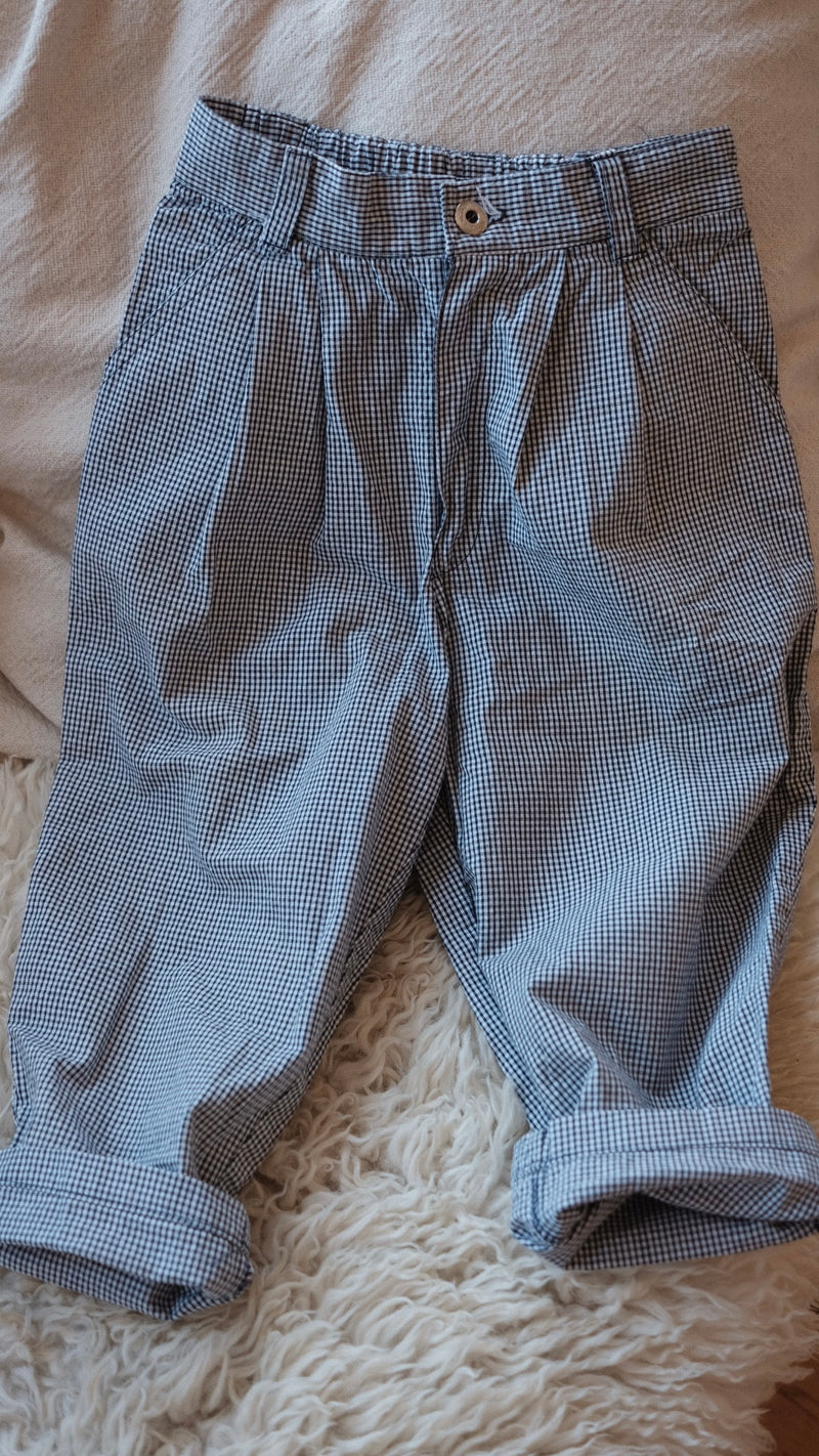 Vintage checked chinos 3-4yrs