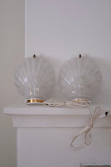 Vintage glass wall lamp